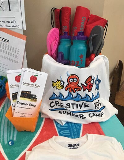 Creative Kids Fort Mill | summer camp information packets and supplies